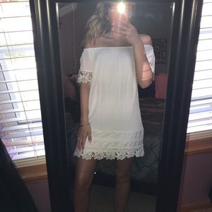 Off the shoulder dress